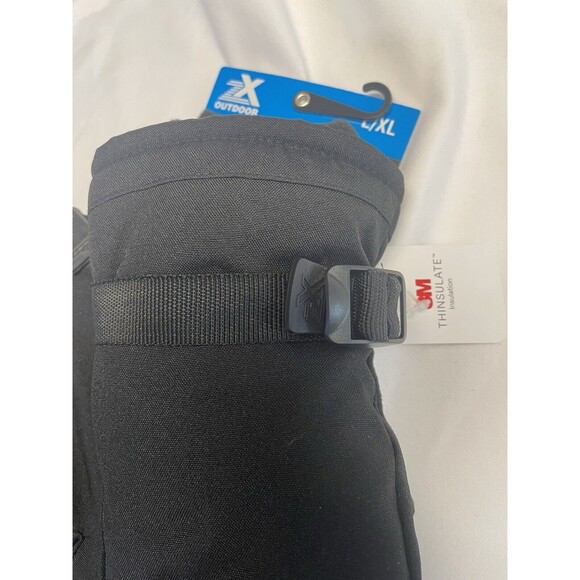 ZeroXposur Snow Outdoor Gloves Unisex L/XL Thinsulate Warm Black - Picture 4 of 11